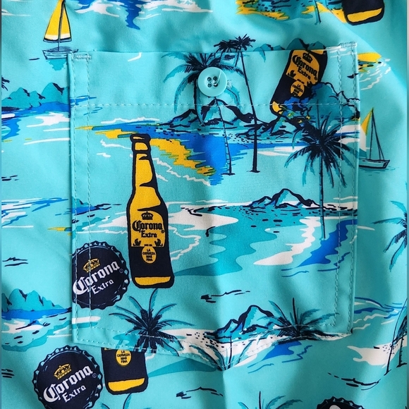 ๐๏ธ Corona Tropical Board Shorts โ Menโs 2XL 44/46, NWT, Beach Swim Trunks - Picture 15 of 16